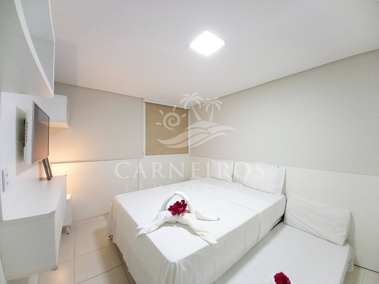Lindo flat de 01 Quarto a venda no Carneiros Beach Resort (A